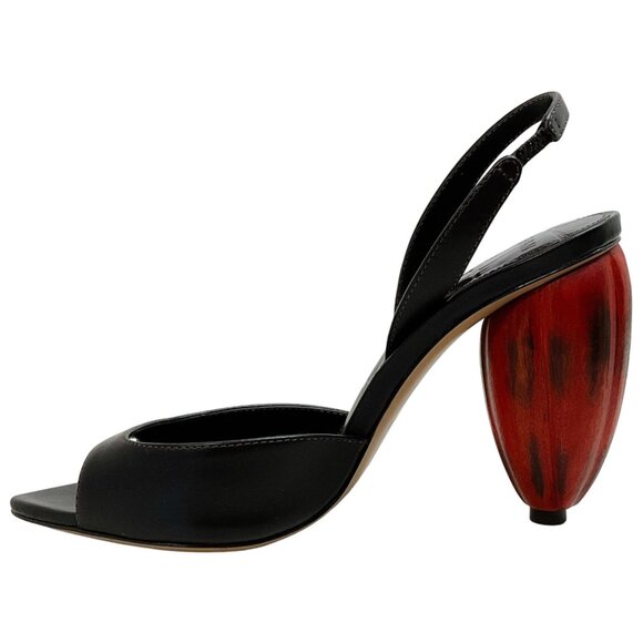 Alexandre Birman Cacau Leather Slingback Sandals - Picture 3 of 9